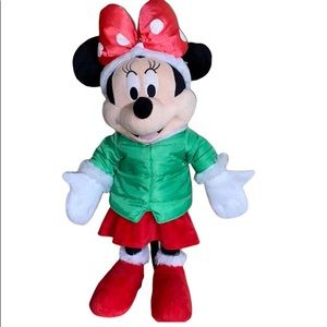 Gemmy Disney Christmas Standing Minnie Plush 24”